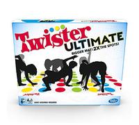 Hasbro Gaming Twister Ultimate: tappetino più grande, macchie più colorate, famiglia, gioco per feste per bambini dai 6 anni in su; compatibile con Alexa (esclusiva Amazon)