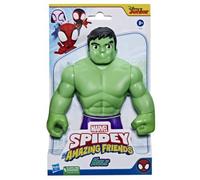 Hasbro marvel spidey e i suoi fantastici amici - action figure di supersized hulk, giocattolo per età prescolare dai 3 anni in su