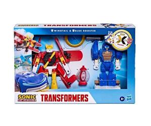 Hasbro HSBG07135L0 Transformers x Sonic - Wintail & Blue Booster