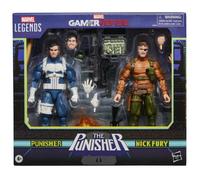 Hasbro Marvel Legends Series, Gameverse, The Punisher e Nick Fury, action figure collezionabili