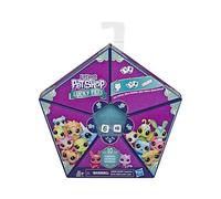 Preschool Games Littlest Pet Shop - Cofanetto mistero Lucky Pets - 4 statuette per animali domestici single e 4 ciondoli