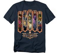 Hasbro - Magic The Gathering - Le Cinque Case - T-Shirt Unisex Per Adulti - Blu