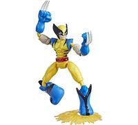 Hasbro Marvel Avengers Bend And Flex Missions, Action Figure di Wolverine Fire Mission, Giocattolo Pieghevole in Scala da 15 cm, Giocattoli dai 4 Anni in su
