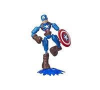 Hasbro Marvel Avengers - Captain America Bend And Flex (Action Figure Flessibile 15cm)