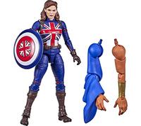 Hasbro Marvel Avengers F0331, Legends Series - Capitan Carter, Action Figure in Scala da 15 cm, Include 1 Accessorio ed 2 Elementi Build-a-Figure, Multicolore