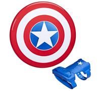 Hasbro Marvel Avengers, Giocattolo di Captain America con Scudo Magnetico Blast e Guanto, Giochi per Roleplay Ispirati ai Supereroi, dai 5 Anni in su