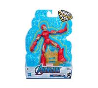 Hasbro Marvel Avengers Iron Man Bend and Flex - Personaggio snodabile per bambini, 1 pezzo da 15 cm