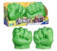 Hasbro marvel avengers, pugni di hulk verdi, super pungi gamma, giocattolo per roleplay