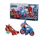 Hasbro F3532 Marvel Avengers Titan Hero Iron Man e Captain America con Veicolo R