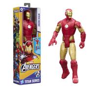 Hasbro marvel avengers, titan series, iron man - action figure da 29,2 cm, action figure