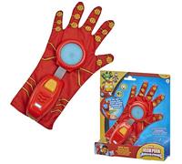 Hasbro Marvel, Iron Man e i suoi fantastici amici, guanto repulsore, giocattolo elettronico per roleplay con luci e suoni, giocattoli a tema supereroi per bambini e bambine, dai 3 anni in su