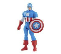 Hasbro Marvel Legend Series, Action figure Captain America alta 9,5 cm della Retro 375 Collection