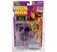 Hasbro Marvel Legends Iron Man Retro Card Whiplash Action Figure 6" 2024 Nuovo