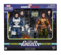 Hasbro Marvel Legends Series, Gameverse, The Punisher e Nick Fury, action figure collezionabili