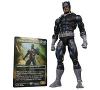 Hasbro Marvel Legends Series, Marvel Super Heroes, Magic: The Gathering, giocattolo action figure di Black Panther da 15 cm e carta con foil esclusiva collezionabile per gioco di carte