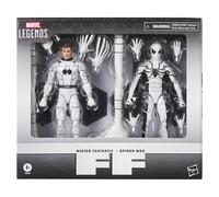 Hasbro Marvel Legends Series, Mister Fantastic e Spider-Man Future Foundation, confezione da 2 action figure collezionabili ispirate ai fumetti dei Fantastici Quattro da 15 cm