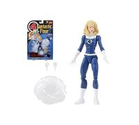 Hasbro Marvel Legends Series Retro - La Donna Invisibile dei Fantastici Quattro, Action Figure da 15 cm da Collezione, include 3 accessori, Multicolore