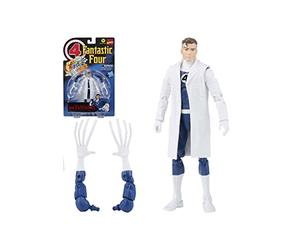 Hasbro Marvel Legends Series Retro - Mr. Fantastic dei Fantastici Quattro, Action Figure da 15 cm da Collezione, include 5 accessori