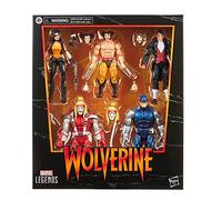 Hasbro Marvel Legends Series, Wolverine, confezione da 5, contiene i personaggi Marvel di Omega Red, Cyber e altri non solo e 10 accessori [Esclusivo Amazon]