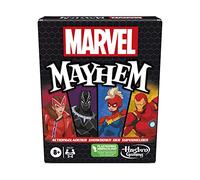 Hasbro Marvel Mayhem - Gioco di carte con supereroi Marvel da 8 anni in su, gioco veloce e facile da imparare, Multicolore, taglia unica