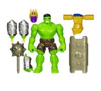 Marvel Hasbro MixMashers, Hulk, action figure deluxe e accessori degli Avengers personalizzabili da combinare e abbinare