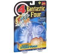 Hasbro Original Marvel Legends Series Fantastic Four Retro Figura di donna invisibile
