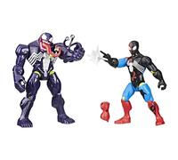 Hasbro Marvel Spider-Man, Marvel MixMashers, Venom vs. Spider-Man Venomizzato, Confezione da 2 con Action Figure e Accessori, Ottima Idea Regalo, per Bambini e Bambine dai 4 Anni in su