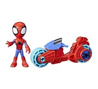 Hasbro Marvel, Spidey e i Suoi Fantastici Amici, Action Figure di Spidey, Motocicletta Giocattolo, Giocattoli per Bambini e Bambine dai 3 Anni in su