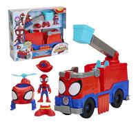 Hasbro Marvel, Spidey e i suoi fantastici amici, Camion dei pompieri Rescue-Webs, action figure e veicolo