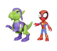 Hasbro Marvel Spidey e i Suoi Fantastici Amici Dino-Web Set con Spidey e Goblin