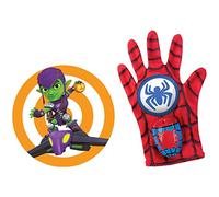 Hasbro Marvel Spidey e i Suoi Fantastici Amici, Guanto ad acqua e ragnatele di Spidey, giocattolo ad acqua per età prescolare, con bersaglio Green Goblin, dai 3 anni in su