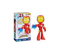 Hasbro Marvel Spidey e i Suoi Fantastici Amici, Mega Iron Man, Action Figure Giocattolo Super Hero per età prescolare, per Bambini e Bambine dai 3 Anni in su