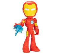 HASBRO MARVEL SPIDEY E I SUOI FANTASTICI AMICI, MEGA IRON MAN, ACTION FIGURE GIOCATTOLO SUPER HERO PER ETà PRESCOLARE, PER BAMBINI E BAMBINE DAI 3 ANNI IN SU