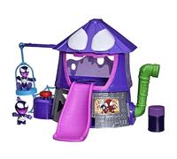 Hasbro Marvel, Spidey e i Suoi Fantastici Amici, playset Fabbrica di Symbie con 2 Action Figure, Giocattoli a Tema Supereroi per Bambini e Bambine, dai 3 Anni in su