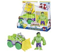 Hasbro Marvel, Spidey e i suoi fantastici amici, set Hulk Smash Truck, action figure con veicolo e accessorio, giocattoli per età prescolare