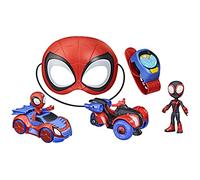 Hasbro Marvel Spidey e i Suoi Fantastici Amici, Set Super Spidey, Giocattoli per Roleplay, Auto Giocattolo, Maschera di Spider-Man, Action Figure [Esclusivo Amazon]