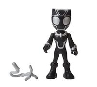 Hasbro Marvel Spidey e i Suoi Fantastici Amici Supersized Black Panther, Action Figure in Plastica del Supereroe da Collezione con Accessorio, Giochi per Bambini da 3 Anni
