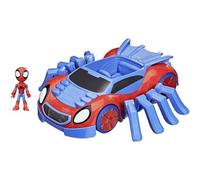 Marvel Spidey e i Suoi Fantastici Amici - Ultimate Web-Crawler, include veicolo spara colpi e un personaggio da 10 cm, per bambini dai 3 anni in su