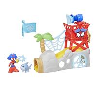 Hasbro Marvel Spidey e i Suoi Fantastici Amici, Water-Webs, Isola di Spidey, playset di Spider-Man