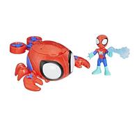Hasbro Marvel, Spidey e i Suoi Fantastici Amici, Water-Webs, Sottomarino Giocattolo Spider Crab