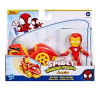 Hasbro Marvel Spidey ed i Suoi Fantastici Amici Iron Man con Veicolo