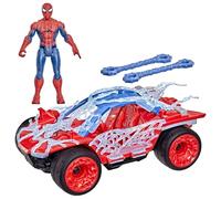 Hasbro Marvel Studios Spider-Man Day, ActionVerse, Stretch & Blast Buggy, Set con Action Figure e Veicolo, da 11,4 cm, Giocattoli di Supereroi, dai 4 Anni in su