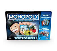 Hasbro Monopoly Super Electronic Banking - Banca elettronica, Gioco senza banconote, Tecnologia senza contatto, 8 anni+, Edizione Francese