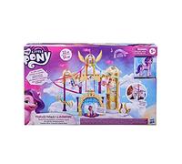 My Little Pony Una Nuova Generazione - Playset Deluxe, castello giocattolo da 56 cm con zipline e personaggio di Ruby Petalosa