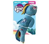 Hasbro My Little Pony Rainbow Dash Peluche Cane Giocattolo, 33 Pollici Squeaker Giocattolo per Cani, Blu
