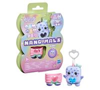 Hasbro nano-mals, blubby il narvalo - portachiavi interattivo