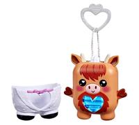 Hasbro Nano-mals, Cowbert la mucca Highlander, giocattolo elettronico antistress