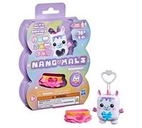 Hasbro nano-mals, meadowmist l'unicorno - portachiavi interattivo