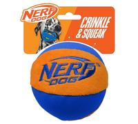 Hasbro Nerf Cane Grande Ultraplush Trackshot Ball Dog Toy, Arancione/Blu