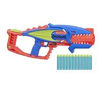 Nerf DinoSquad - Terrodak, 12 dardi Elite, design a forma di dinosauro, blaster in gommapiuma da 4 dardi per giochi all'aperto di bambini e bambine
